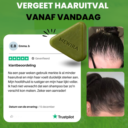 MEWIRA - Koreaanse haargroei-zeep met 12 planten