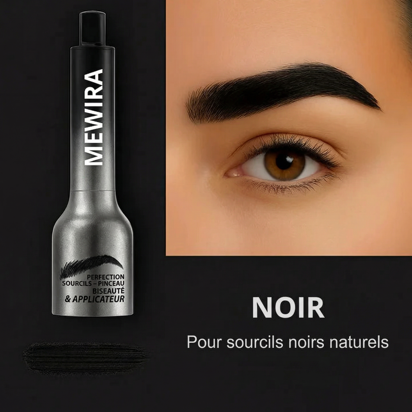 Mewira - Des sourcils naturellement plus fournis en quelques secondes