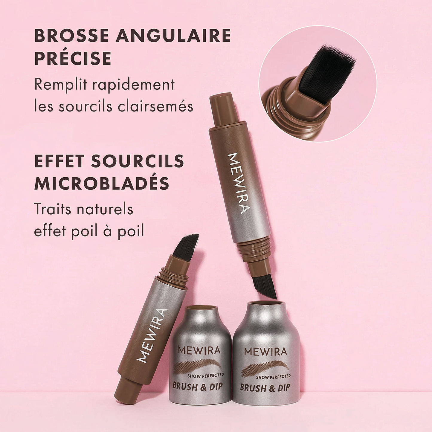 Mewira - Des sourcils naturellement plus fournis en quelques secondes