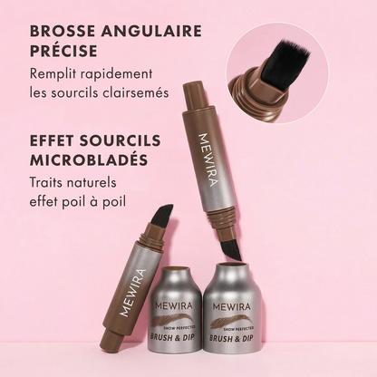 Mewira - Des sourcils naturellement plus fournis en quelques secondes