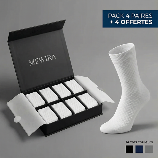 CHAUSSETTES MEWIRA MI-HAUTES EN FIBRE DE BAMBOU PREMIUM
