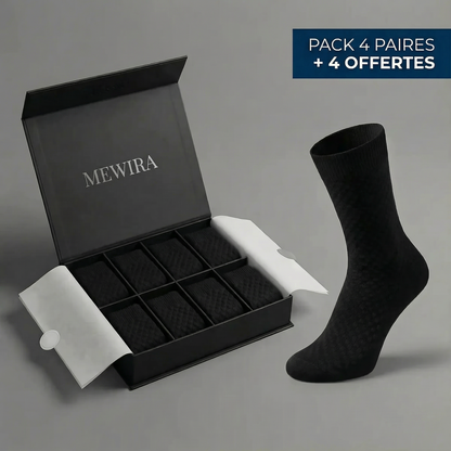 CHAUSSETTES MEWIRA MI-HAUTES EN FIBRE DE BAMBOU PREMIUM
