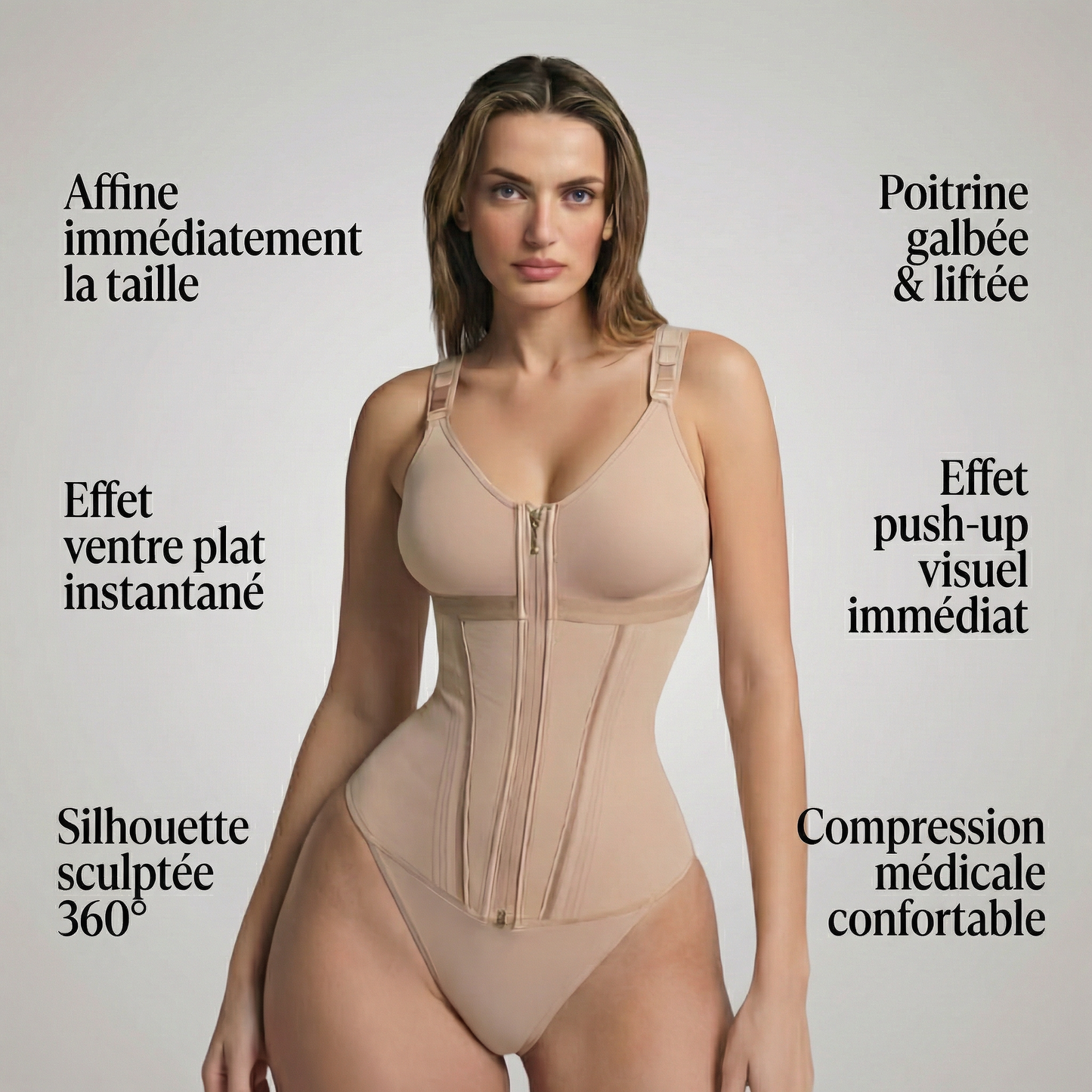 Mewira - La gaine sensuelle pro avec soutien-gorge intégré