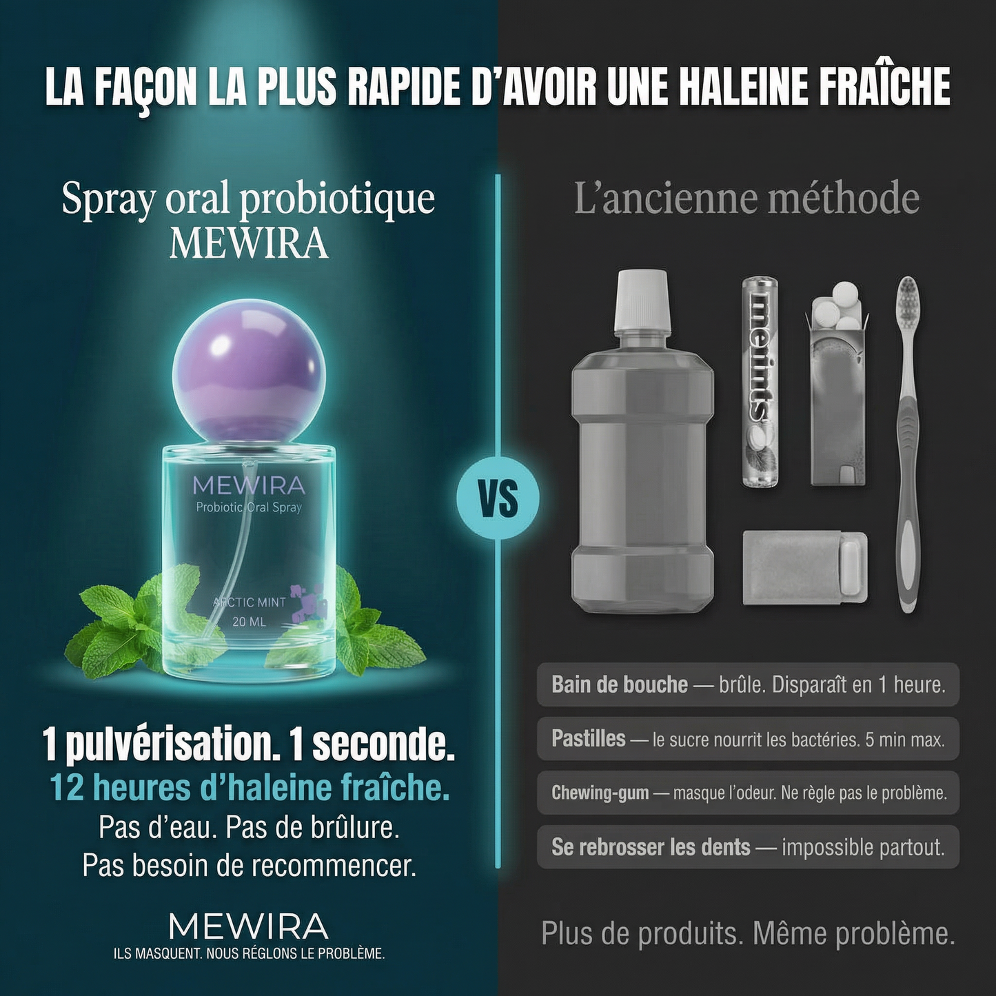 Mewira - Spray buccale probiotique