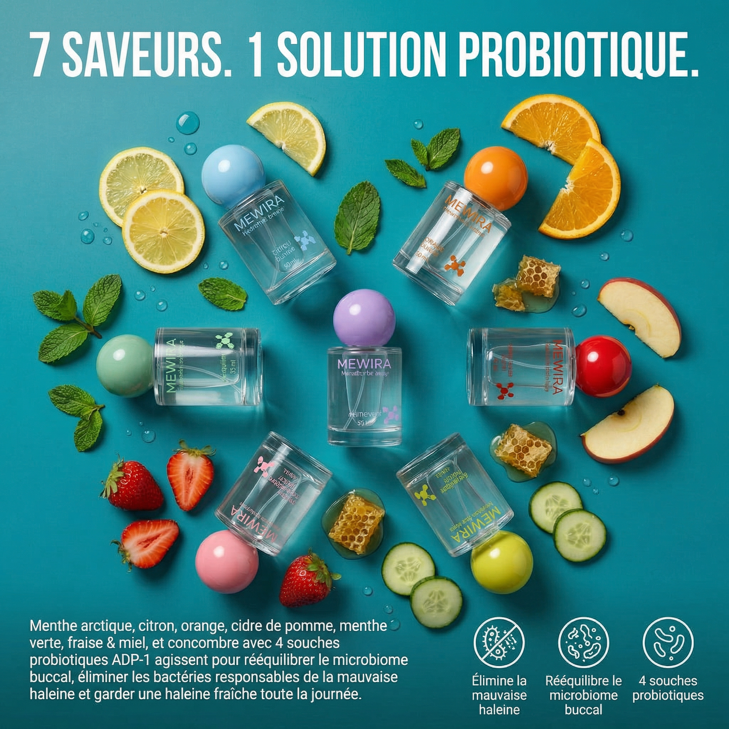 Mewira - Spray buccale probiotique